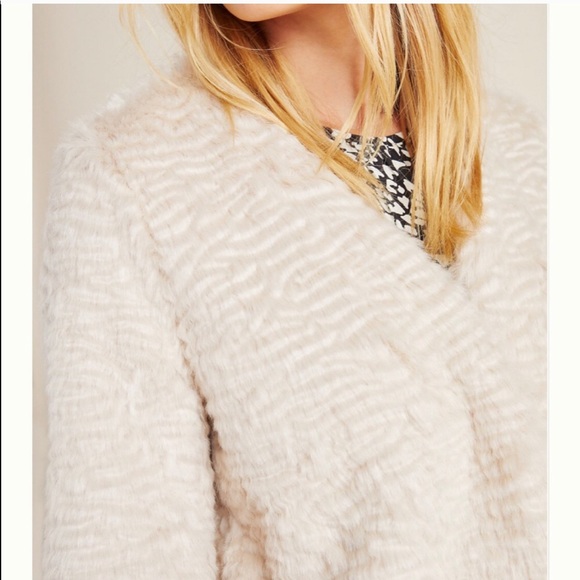 RUF by URF Anthropologie Naomie Faux Fur Coat - Picture 3 of 11